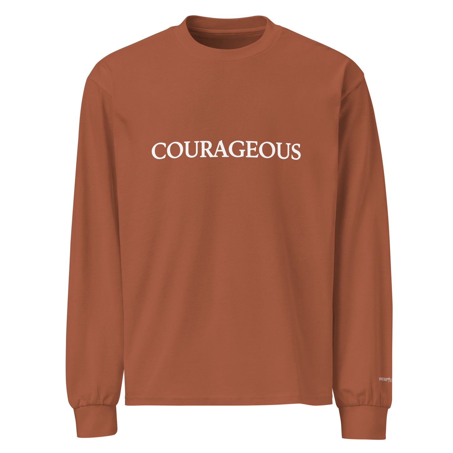 Courageous - Premium heavyweight long sleeve shirt